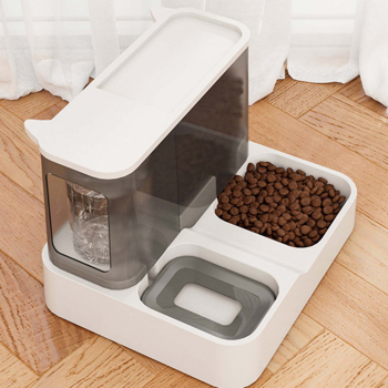 2-in-1 Self-Feeding Pet Bowl
